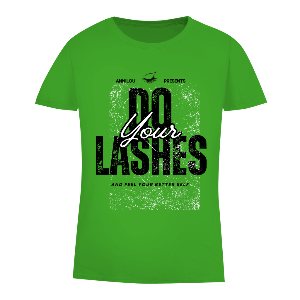 Damen Premium Bio T-Shirt Do your lashes